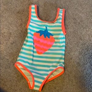 Mini Boden strawberry suit